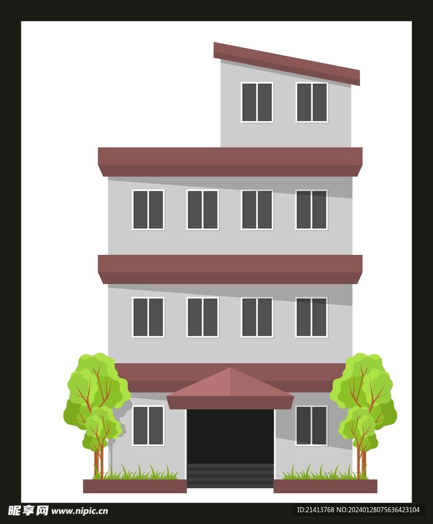 手绘房子房屋
