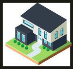 手绘房子房屋