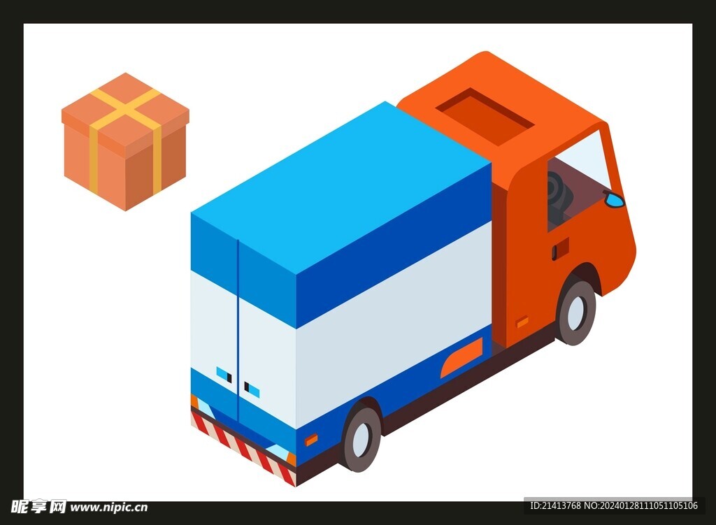 手绘动画汽车