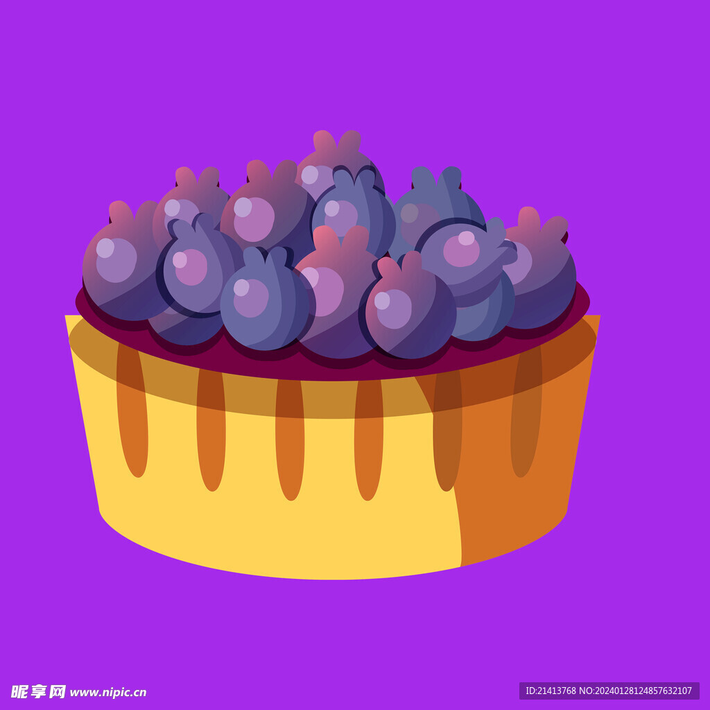 手绘蛋糕甜点