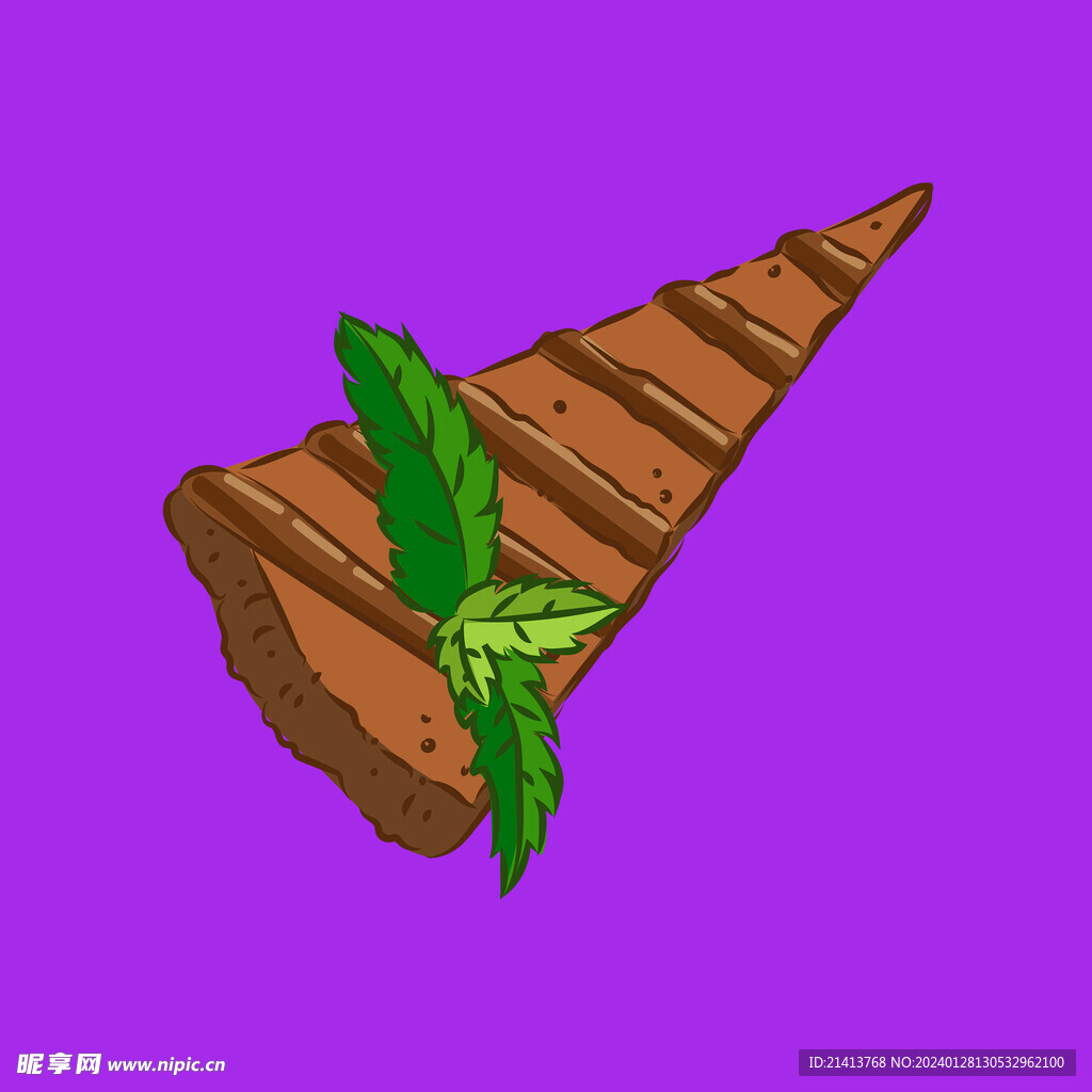 手绘蛋糕甜点