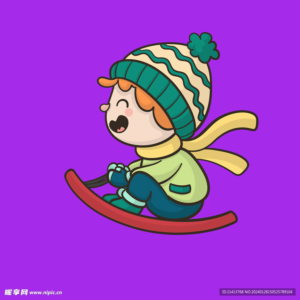 手绘卡通儿童
