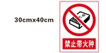 禁止带火种
