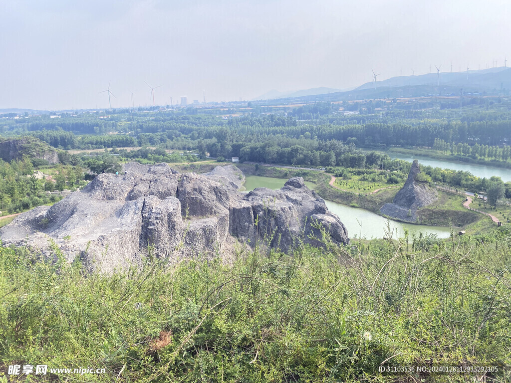 湿地公园  火山