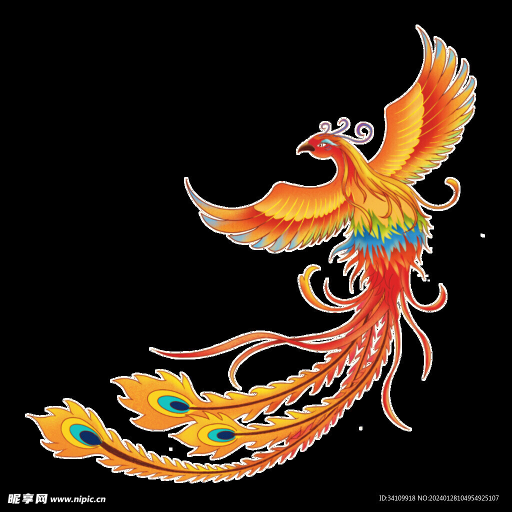 国潮鸾鸟