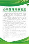 企业制度展板