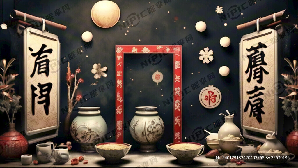 有一种味道叫家乡 艺术字 春节