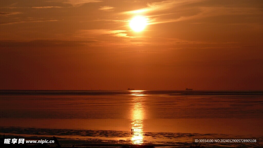 夕阳落日图片