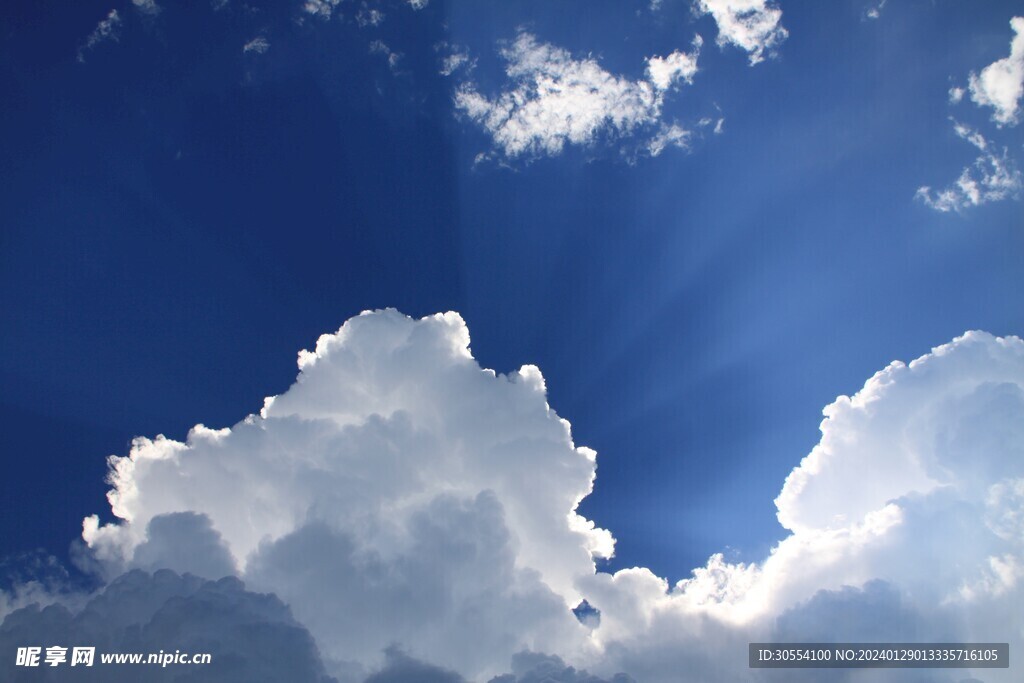  蓝天白云图片