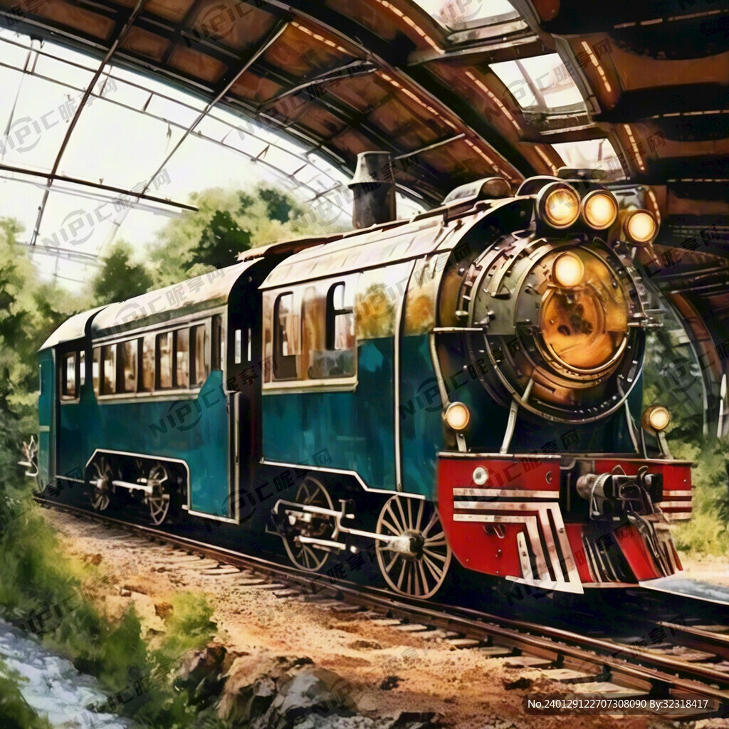 观光火车 机械感 复古感