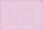 线条迷宫图