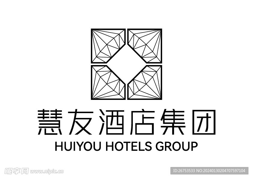 慧友酒店集团 LOGO 标志