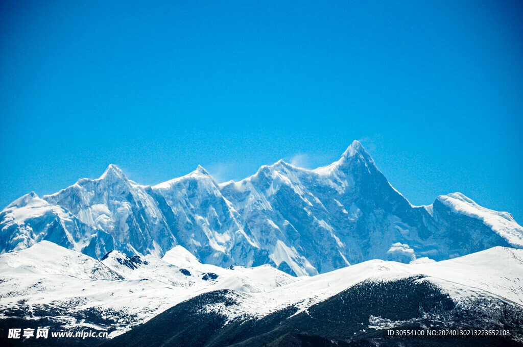 雪山山脉图片