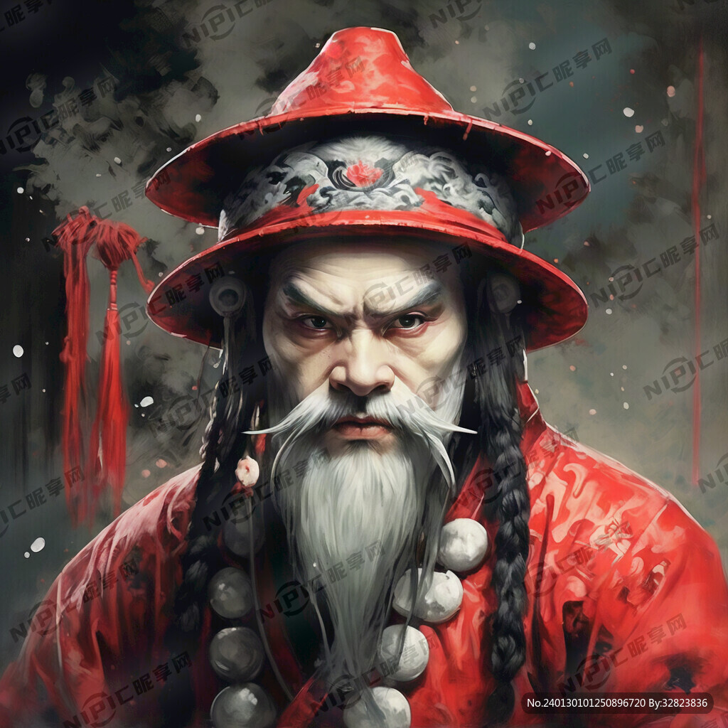 偏古风 人物社火吉祥物