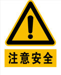 注意安全 安全标识