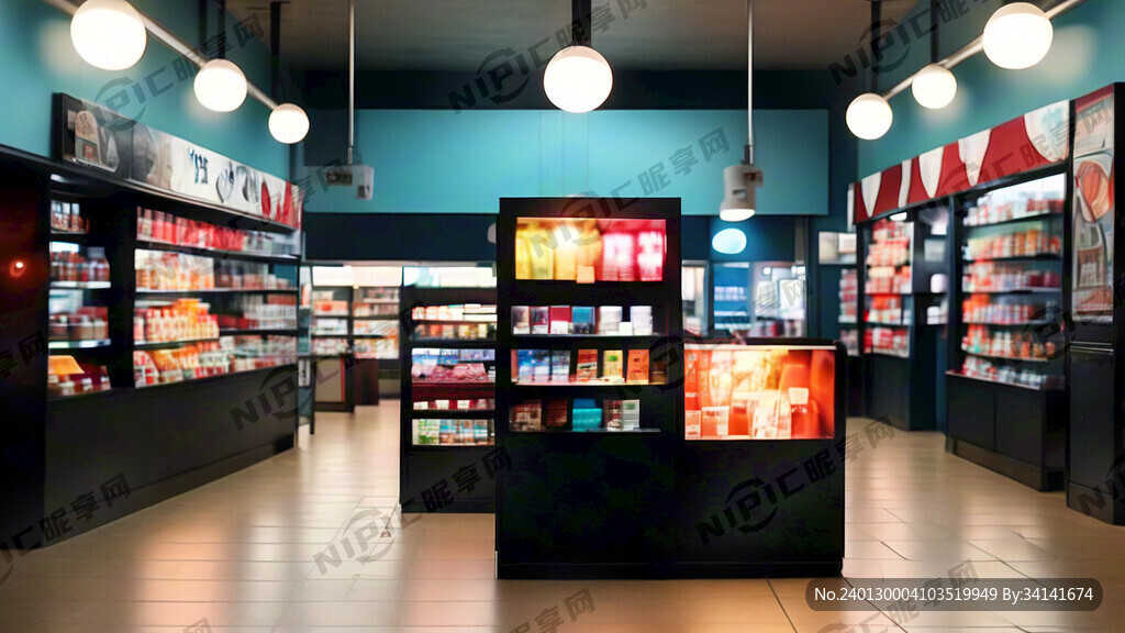 便利店海报灯箱