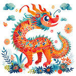 龙年元素免扣素材