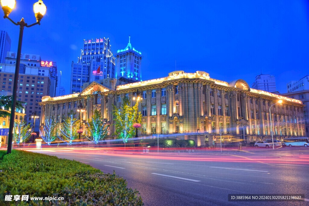 城市夜景图片