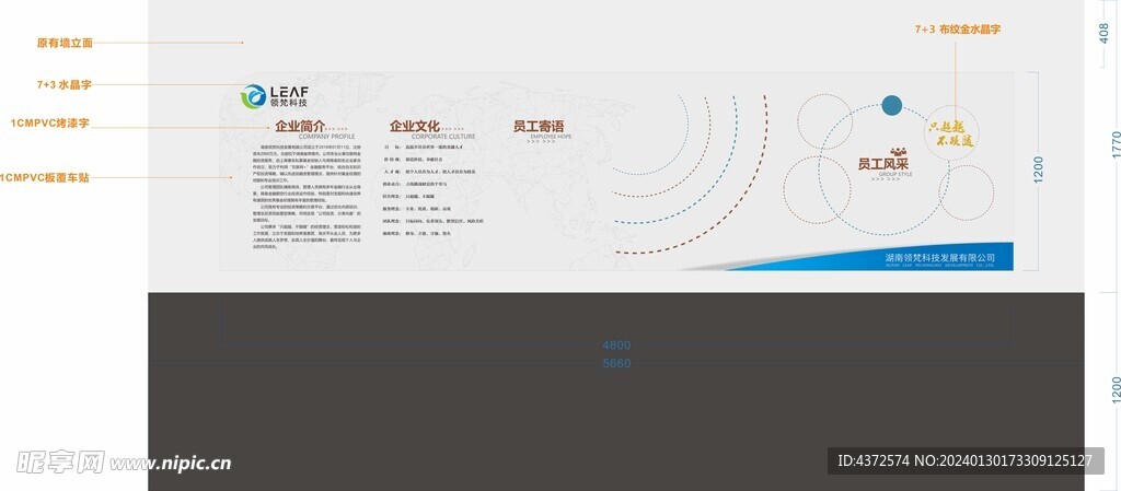 企业文化墙  公司简介