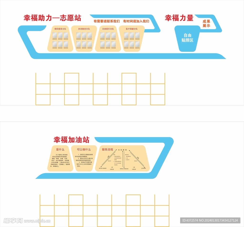 文化墙设计  幸福加油站