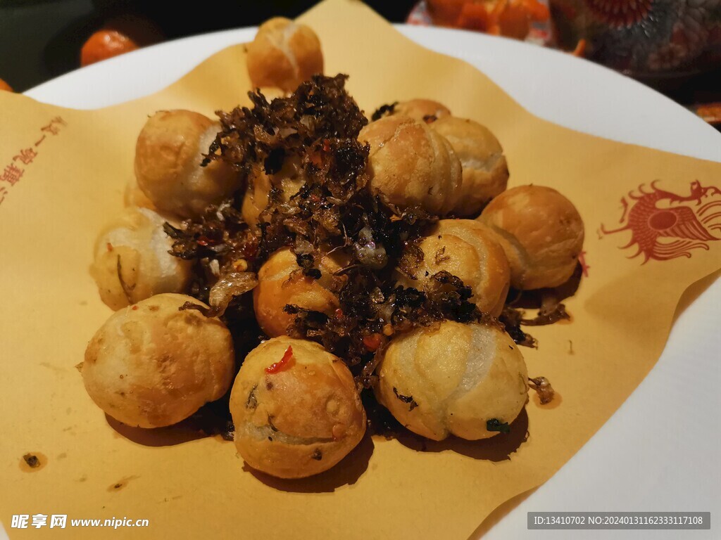 梅干菜炒汤圆