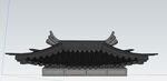 复古屋檐飞檐中式草图大师模型