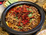 香辣牛杂煲