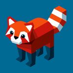 3D等距视角小熊猫