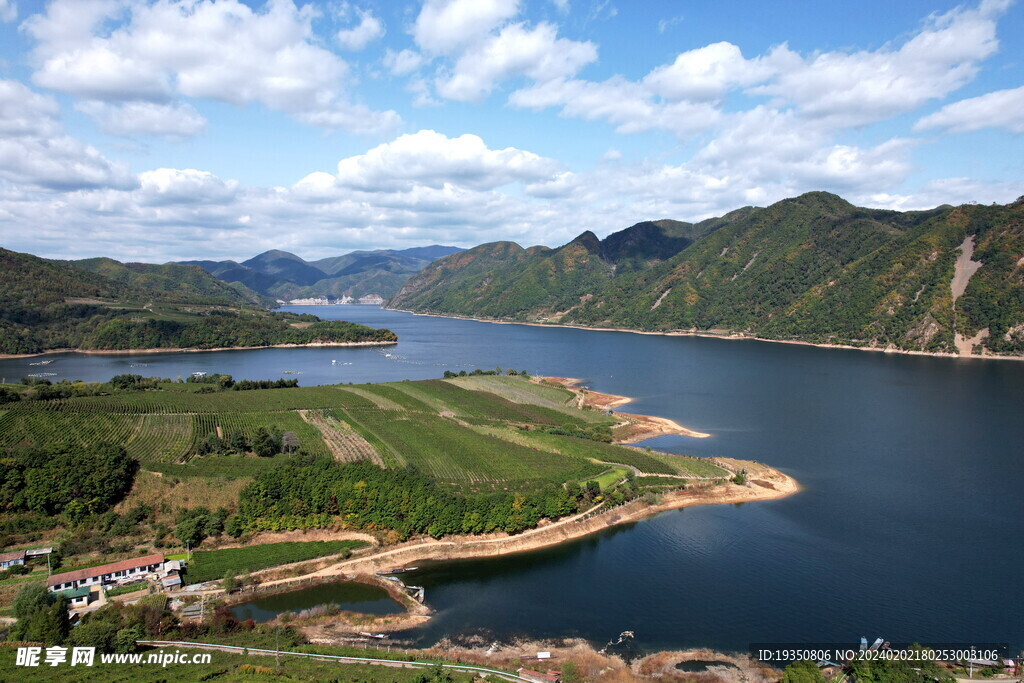 鸭绿江山水自然景色