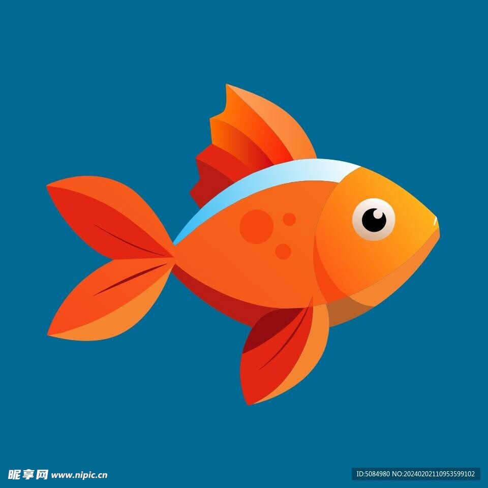 3D效果金鱼模型