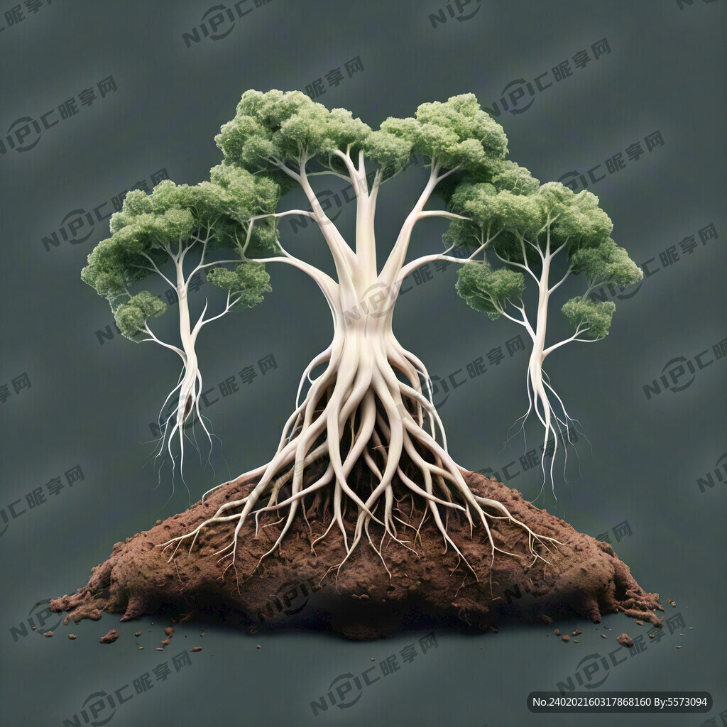 根 扎根 植物 多根 土壤
