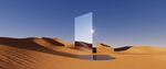 沙漠C4D创意装置图