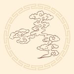 中国古典祥云云纹图片
