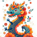 龙免扣素材