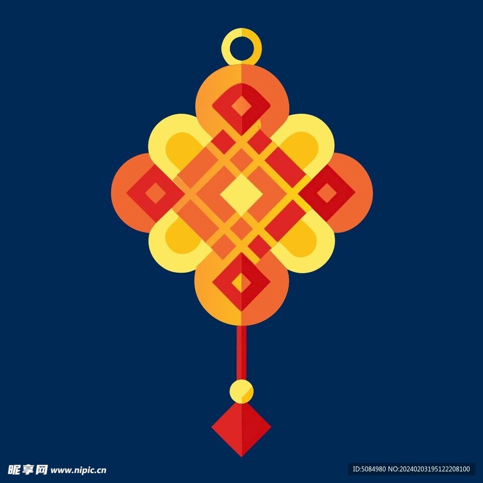 多彩节日素材中国结