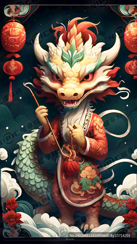 2024 龙年 新年海报 过年