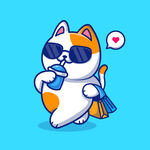 可爱卡通猫