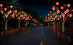 春节道路灯饰