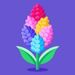 简洁的彩色节日素材风信子
