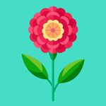 简洁的彩色节日素材石竹