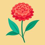 简洁的彩色节日素材康乃馨
