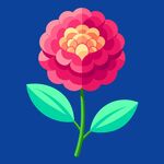 简洁的彩色节日素材石竹