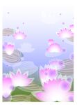 唯美淡雅花卉背景素材