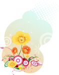 唯美水彩花卉素材