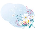 唯美小白花花藤素材