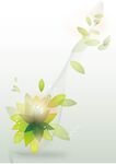 树叶落叶矢量背景素材