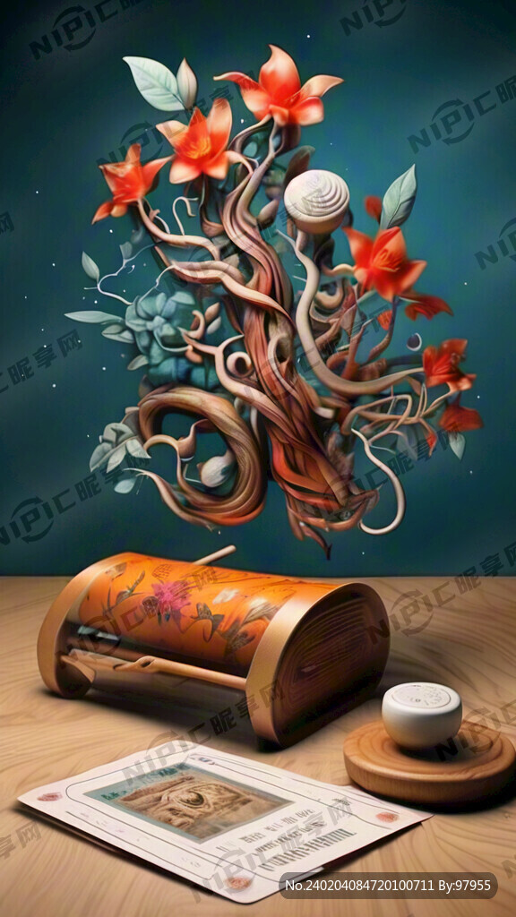 设计一款与中医中药有关的理疗券