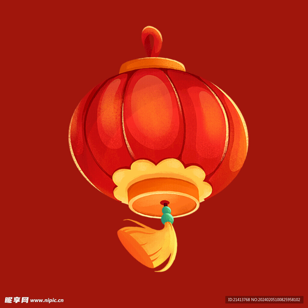 手绘花灯灯笼 