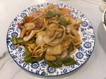 肉丝炒乌冬面