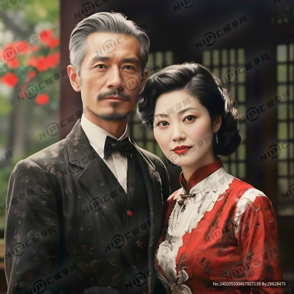 民国风父母合影